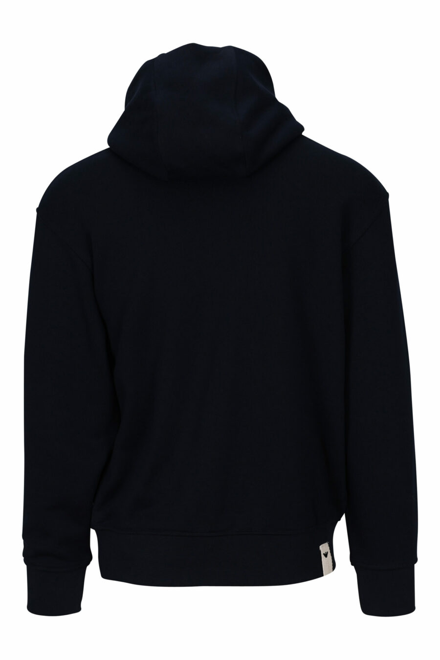 Dark blue hooded sweatshirt with centred logo - 8057767457679 2 scaled
