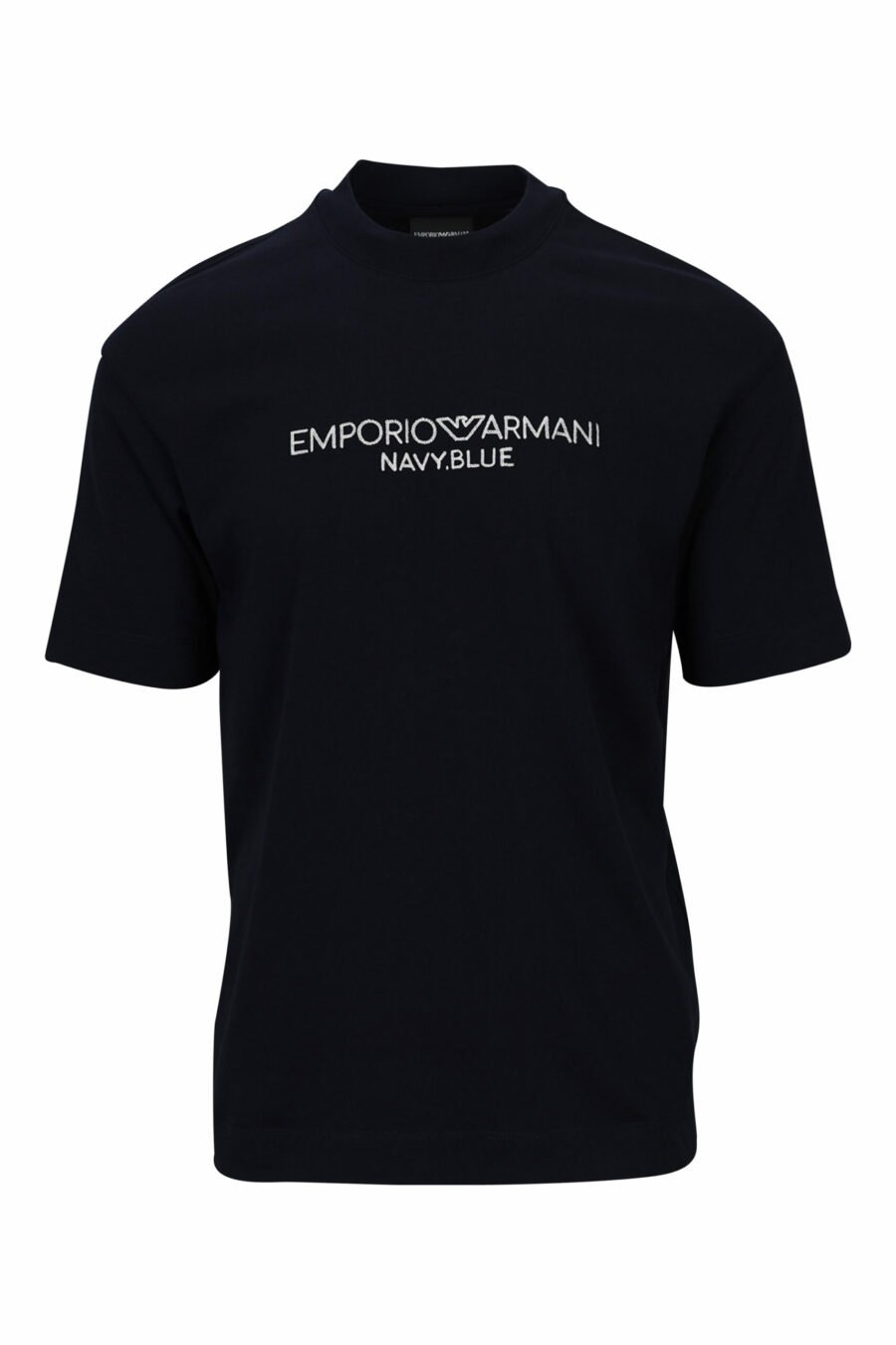 Marineblaues T-Shirt mit zentriertem Logo - 8057767459796 skaliert