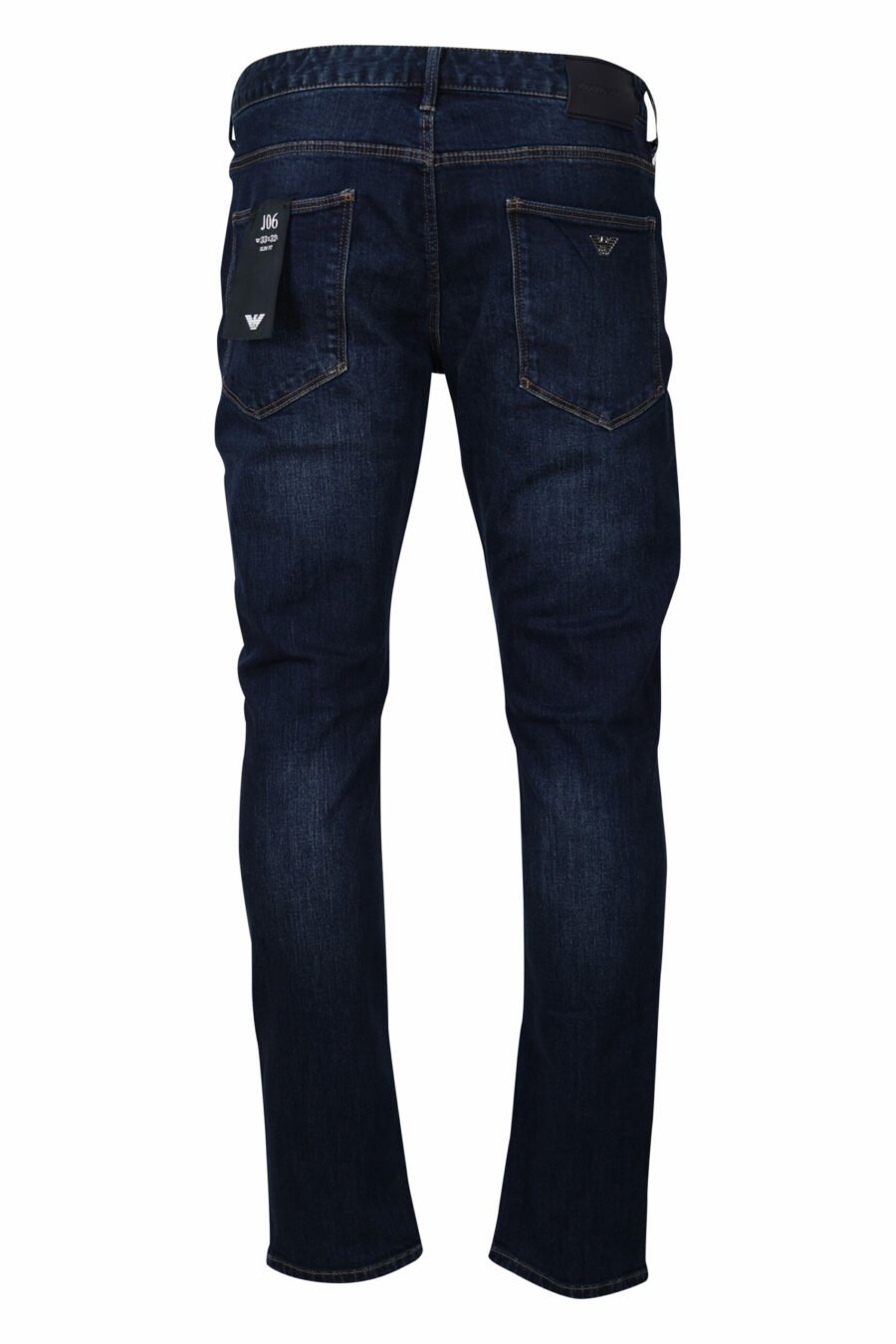 Dunkelblaue Jeans mit Metalladler-Logo - 8057767476106 2 1 skaliert