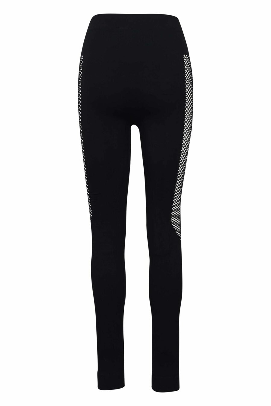Black leggings with logo and side mesh - 889316611816 1 scaled