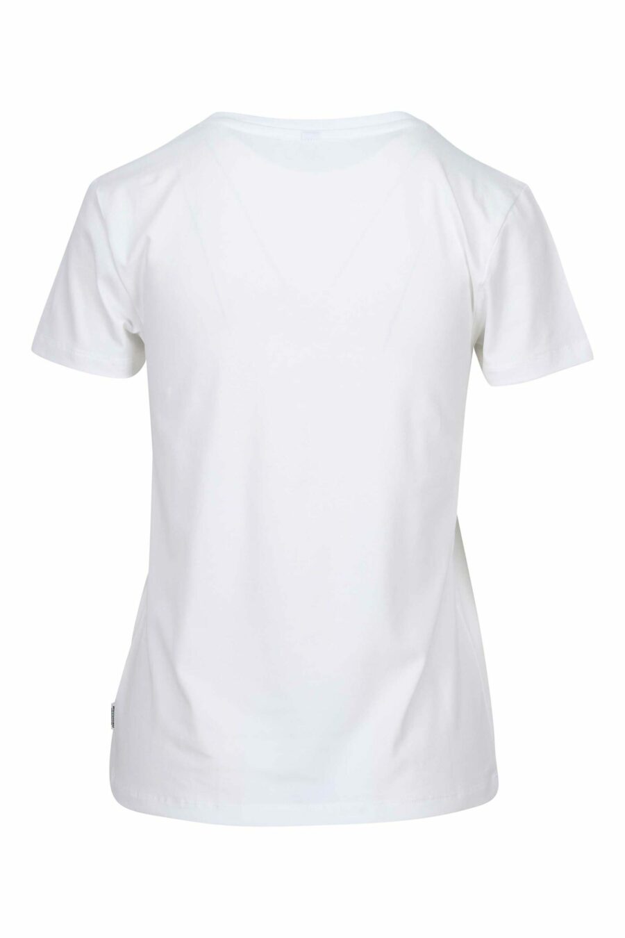 Weißes T-Shirt mit Bärenlogo-Aufnäher "underbear" - 889316618488 1 skaliert