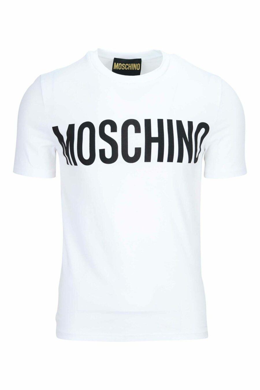 White T-shirt with classic black maxilogue - 889316934960 scaled
