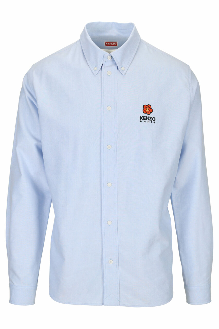 Chemise bleu clair avec logo "boke flower" - 3612230432536 à l'échelle