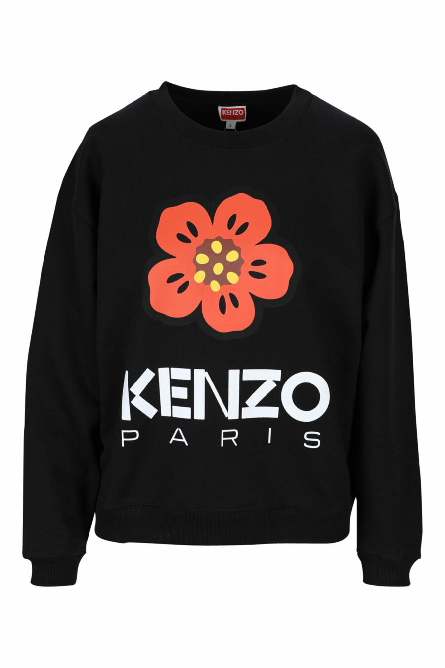 Black sweatshirt with "boke flower" logo - 3612230483033 scaled