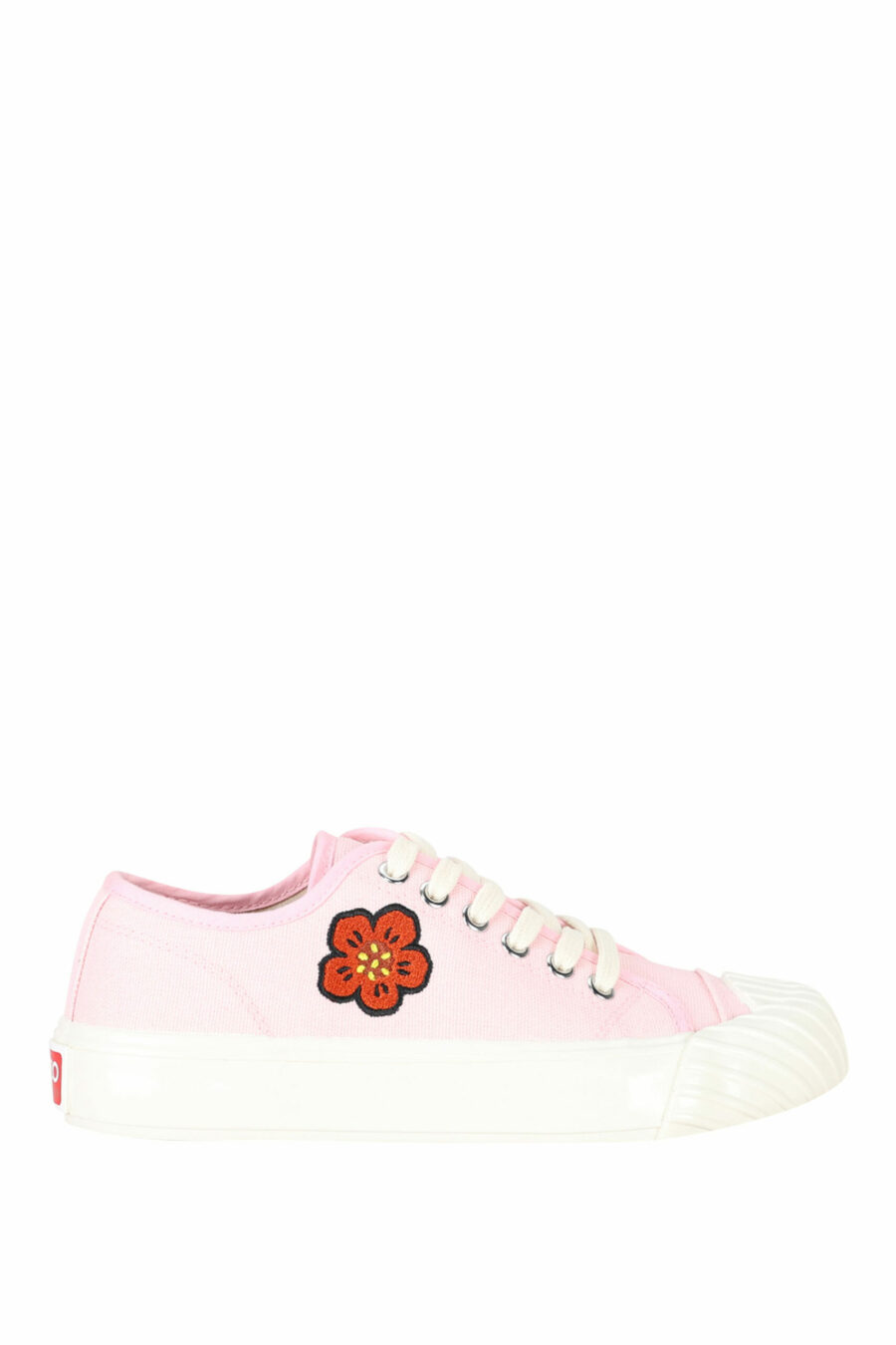 Sapatilhas "kenzo school" cor-de-rosa com logótipo "boke flower" - 3612230484559