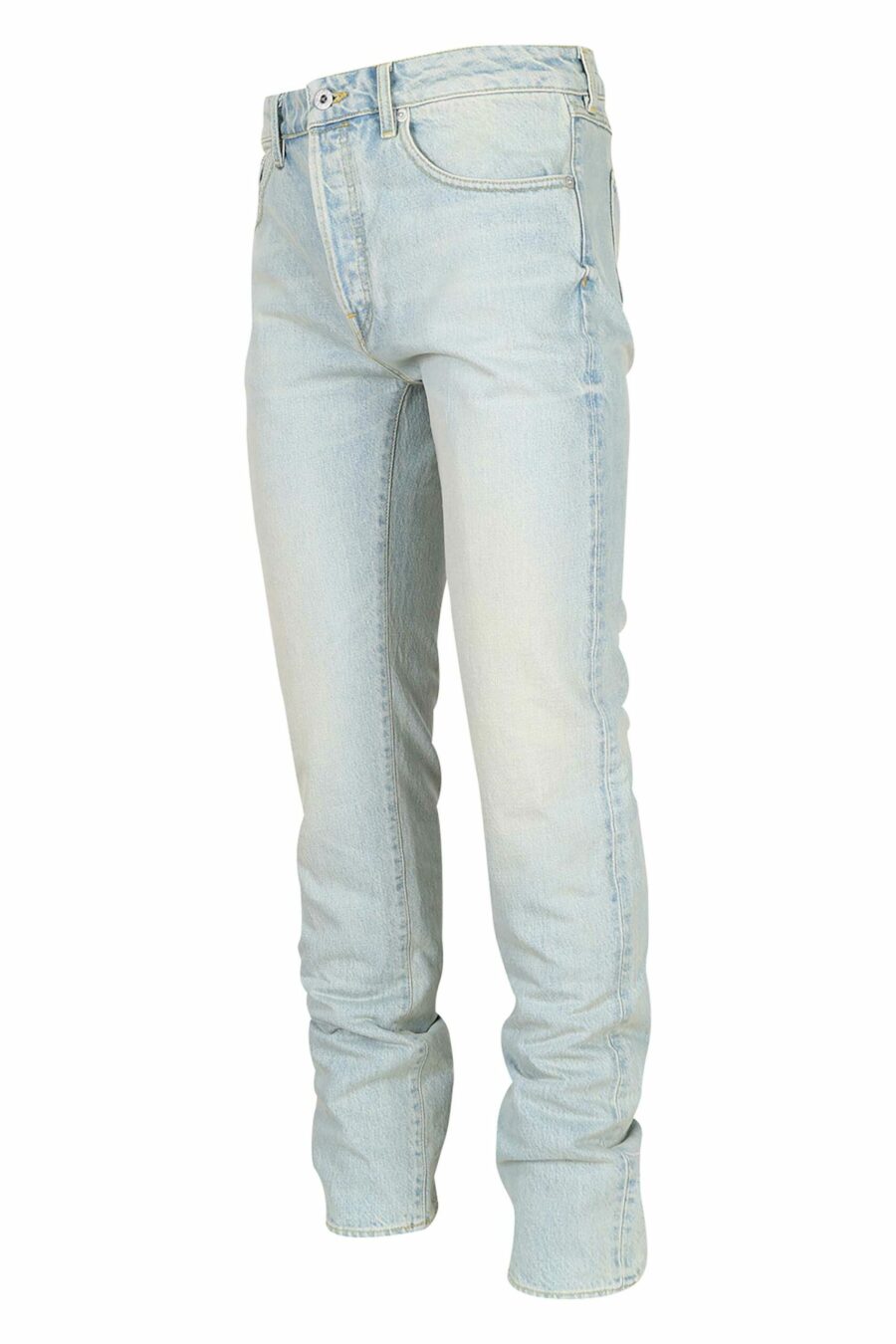Blaue abgenutzte "Slim Bara" Jeans mit Logo - 3612230500747 1 skaliert