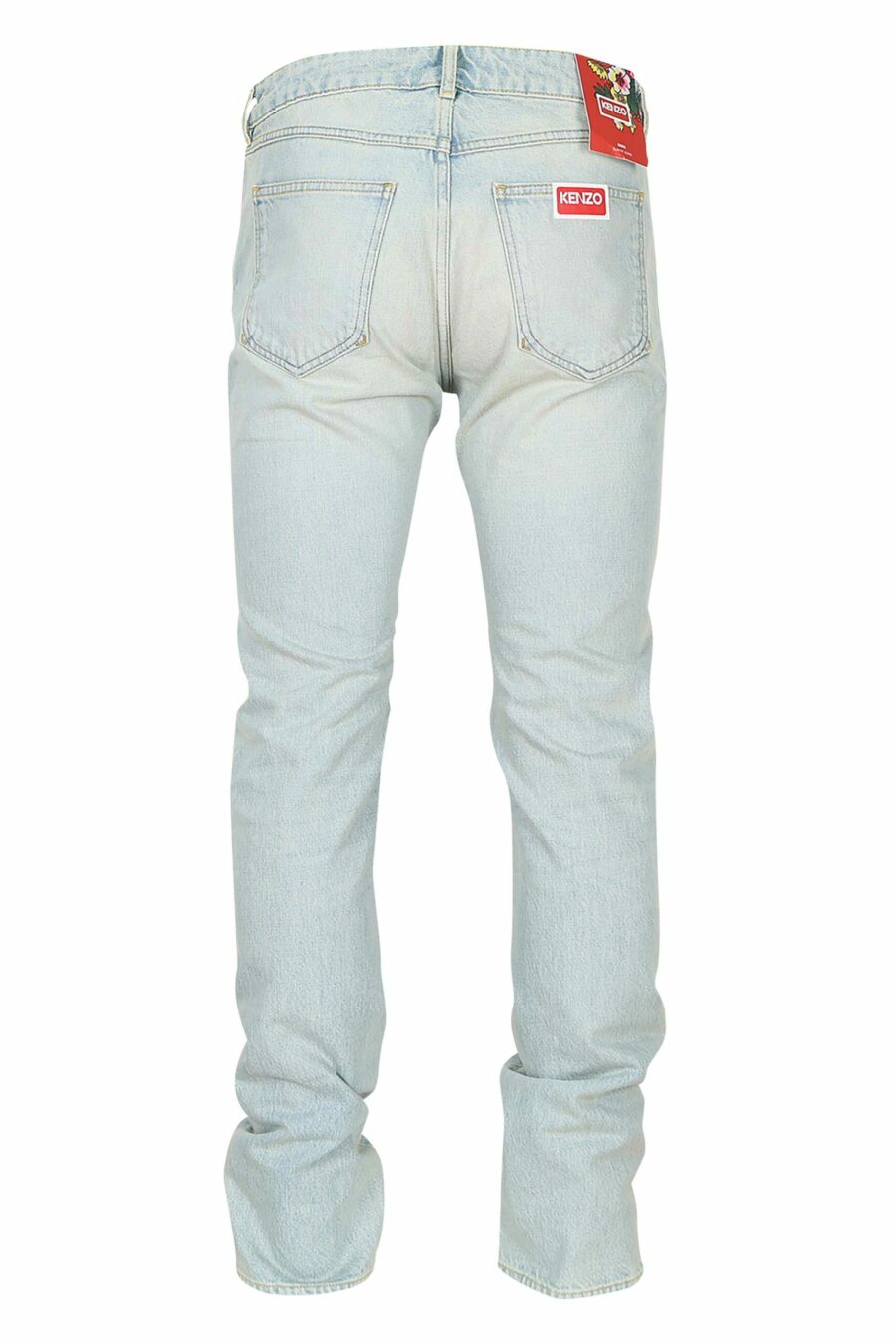 Blaue abgenutzte "Slim Bara" Jeans mit Logo - 3612230500747 2 skaliert
