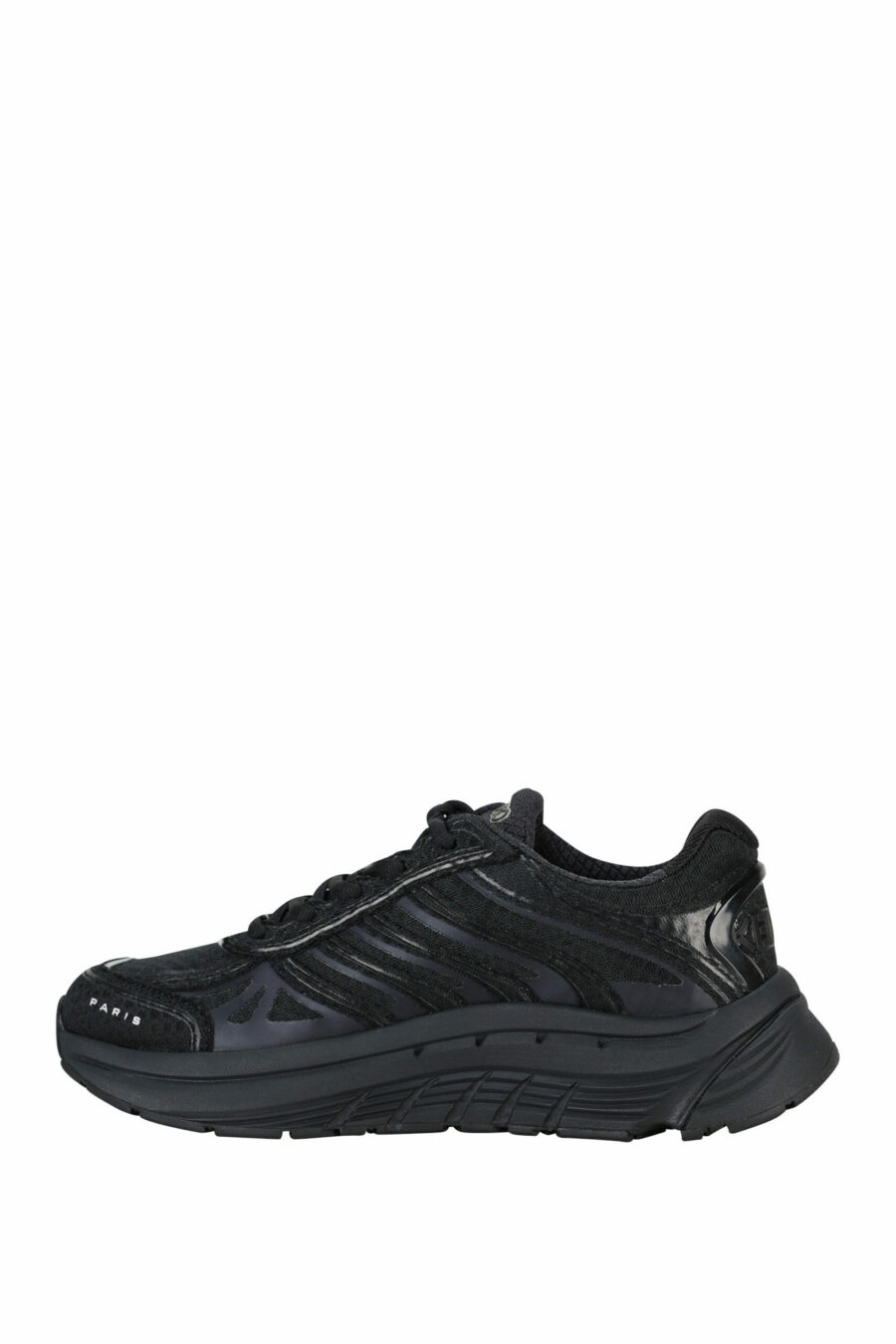 Zapatillas negras "kenzo tech runner" con minilogo blanco - 3612230549722 2 scaled