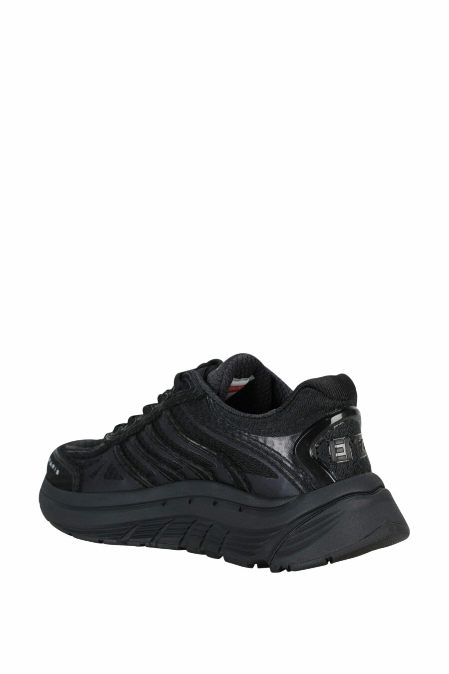 Zapatillas negras "kenzo tech runner" con minilogo blanco - 3612230549722 3 scaled