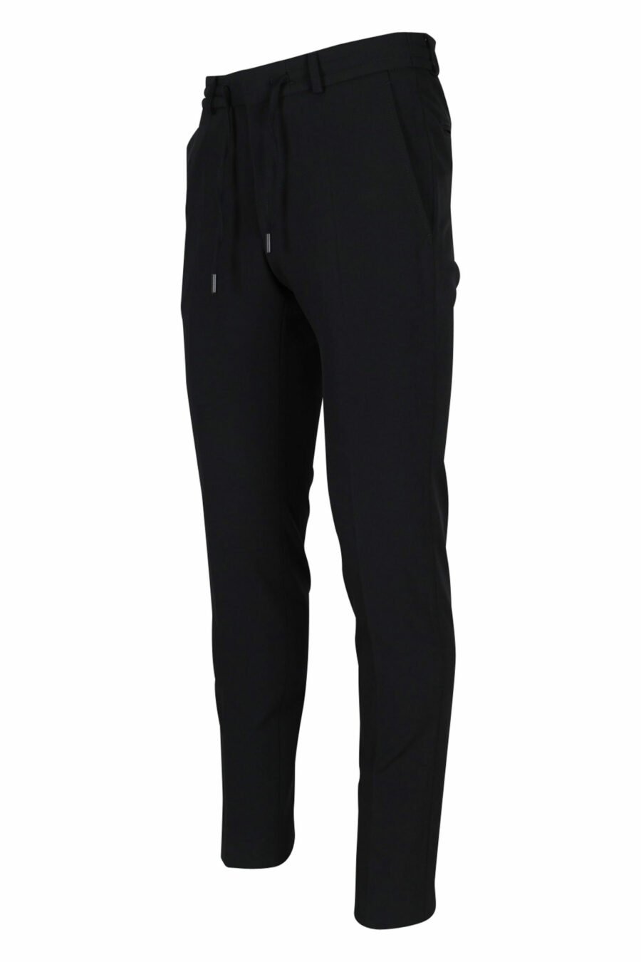 Pantalon noir avec mini-logo en caoutchouc - 4062226374224 1 échelle