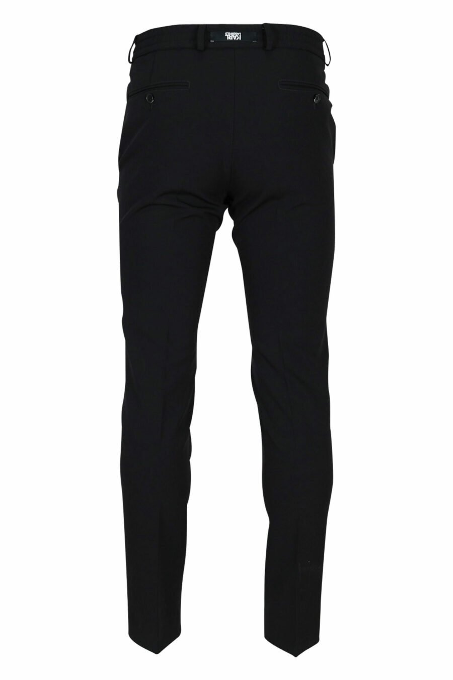 Pantalon noir avec mini-logo en caoutchouc - 4062226374224 2 à l'échelle