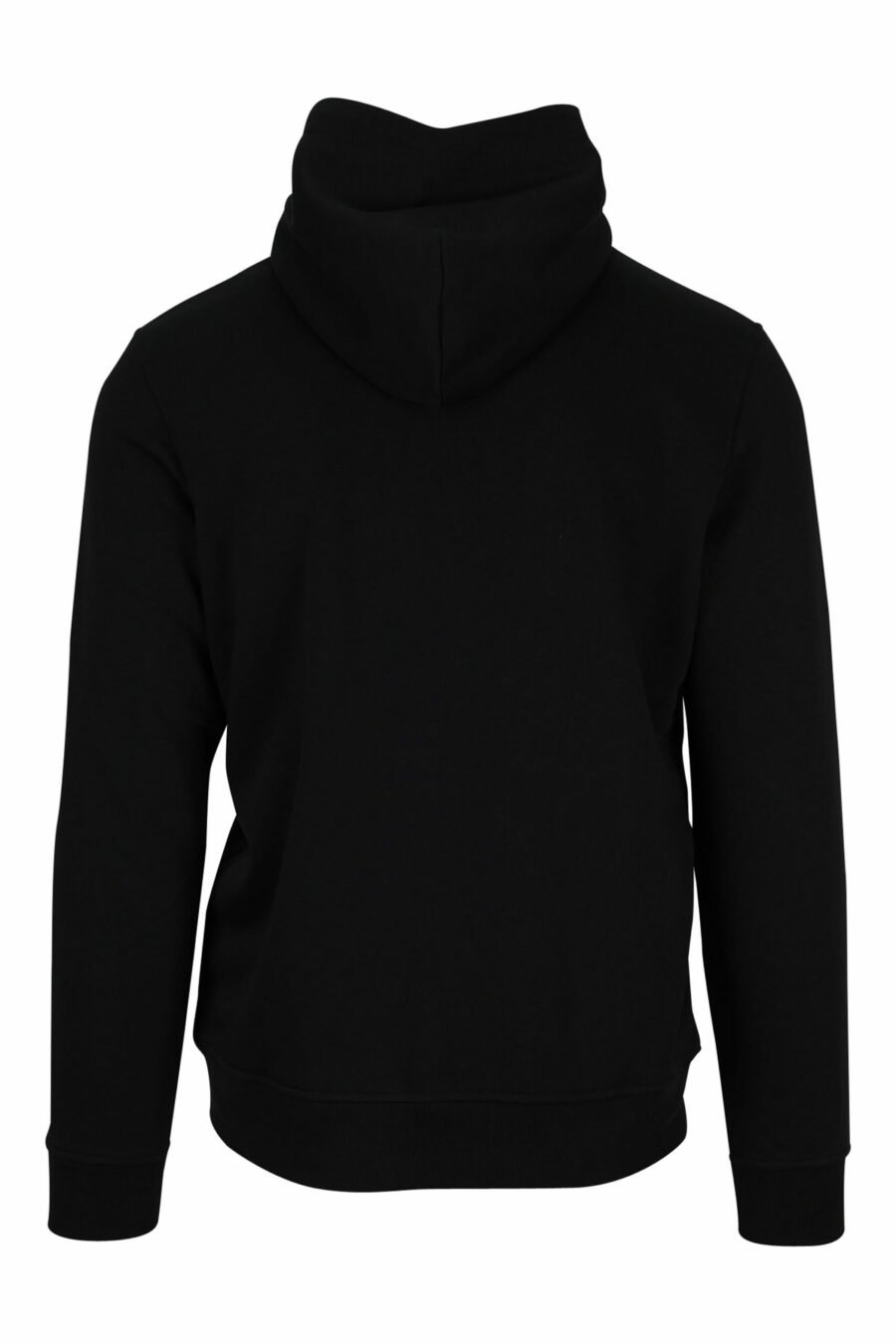 Sweatshirt noir avec capuche et pochette en nylon - 4062226389976 2 échelle