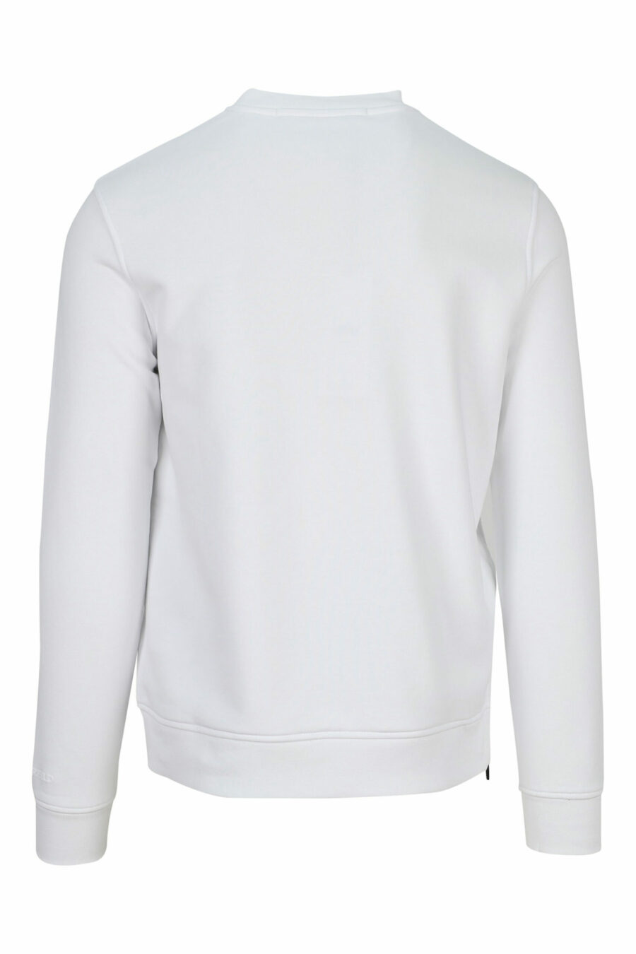 Weißes Sweatshirt mit mehrfarbigem "karl silhouette" Maxilogo - 4062226392853 2 skaliert