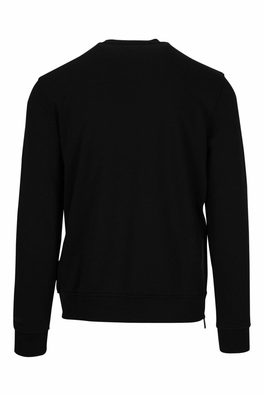 Schwarzes Sweatshirt mit mehrfarbigem "karl silhouette" Maxilogo - 4062226392938 1 skaliert