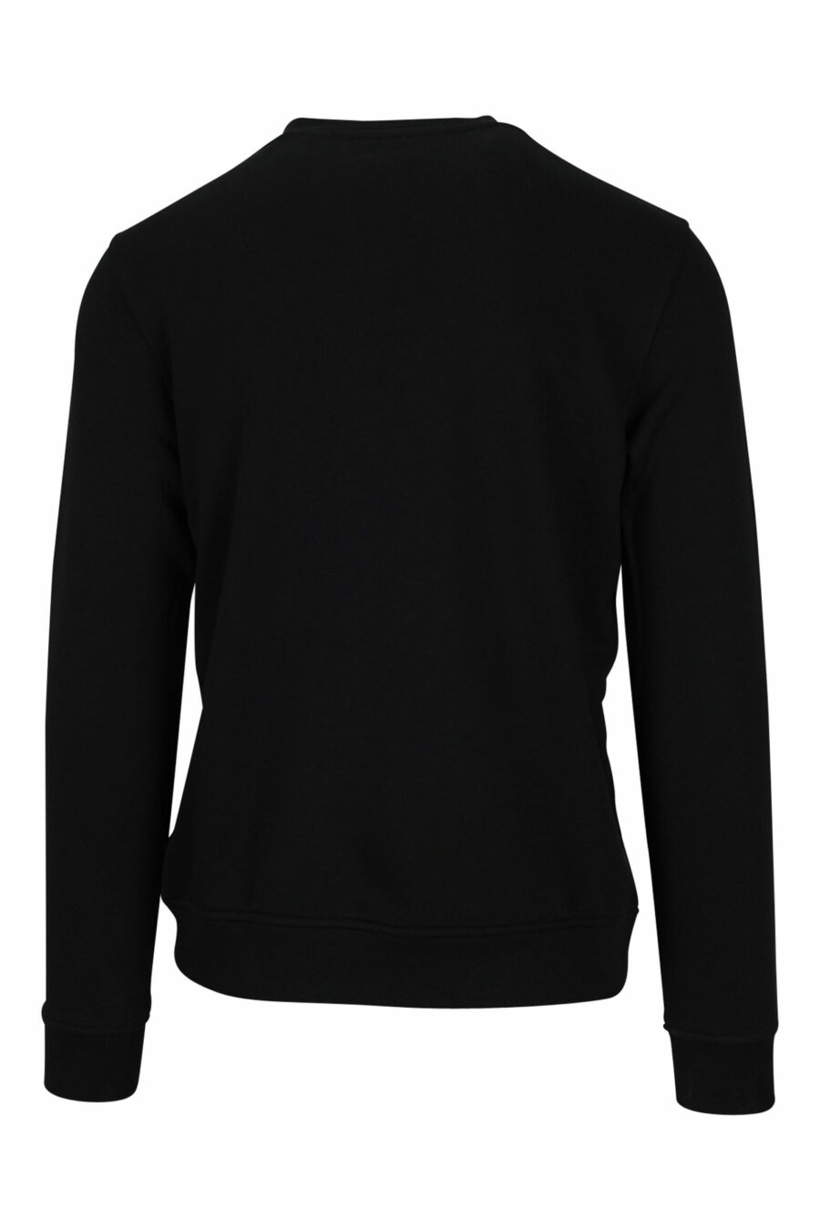 Schwarzes Sweatshirt mit einfarbigem Gummi-Maxilogo - 4062226393256 1 skaliert
