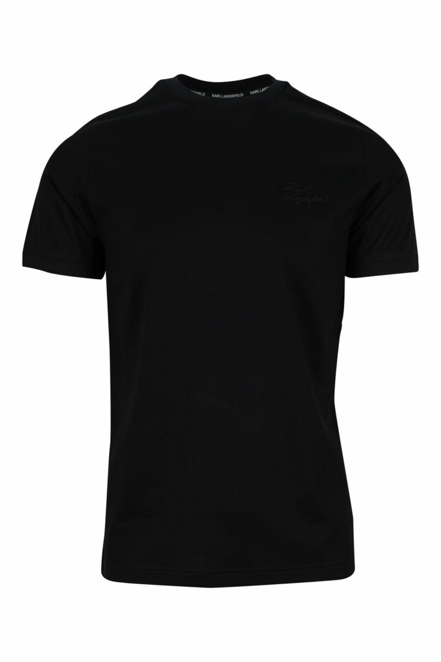 Tee-shirt noir avec minilogue noir - 4062226400473