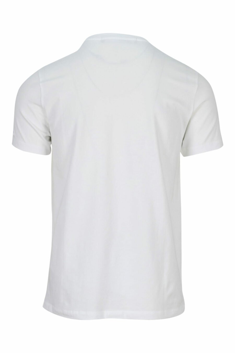 Weißes T-Shirt mit mehrfarbigem "karl silhouette" Maxilogo - 4062226400701 skaliert