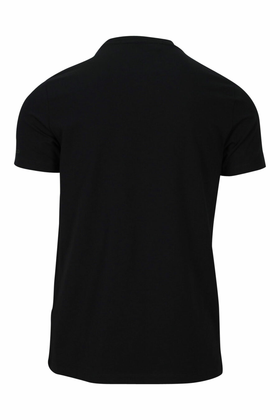 Black T-shirt with white "karl silhouette" maxilogo - 4062226400787 1 scaled