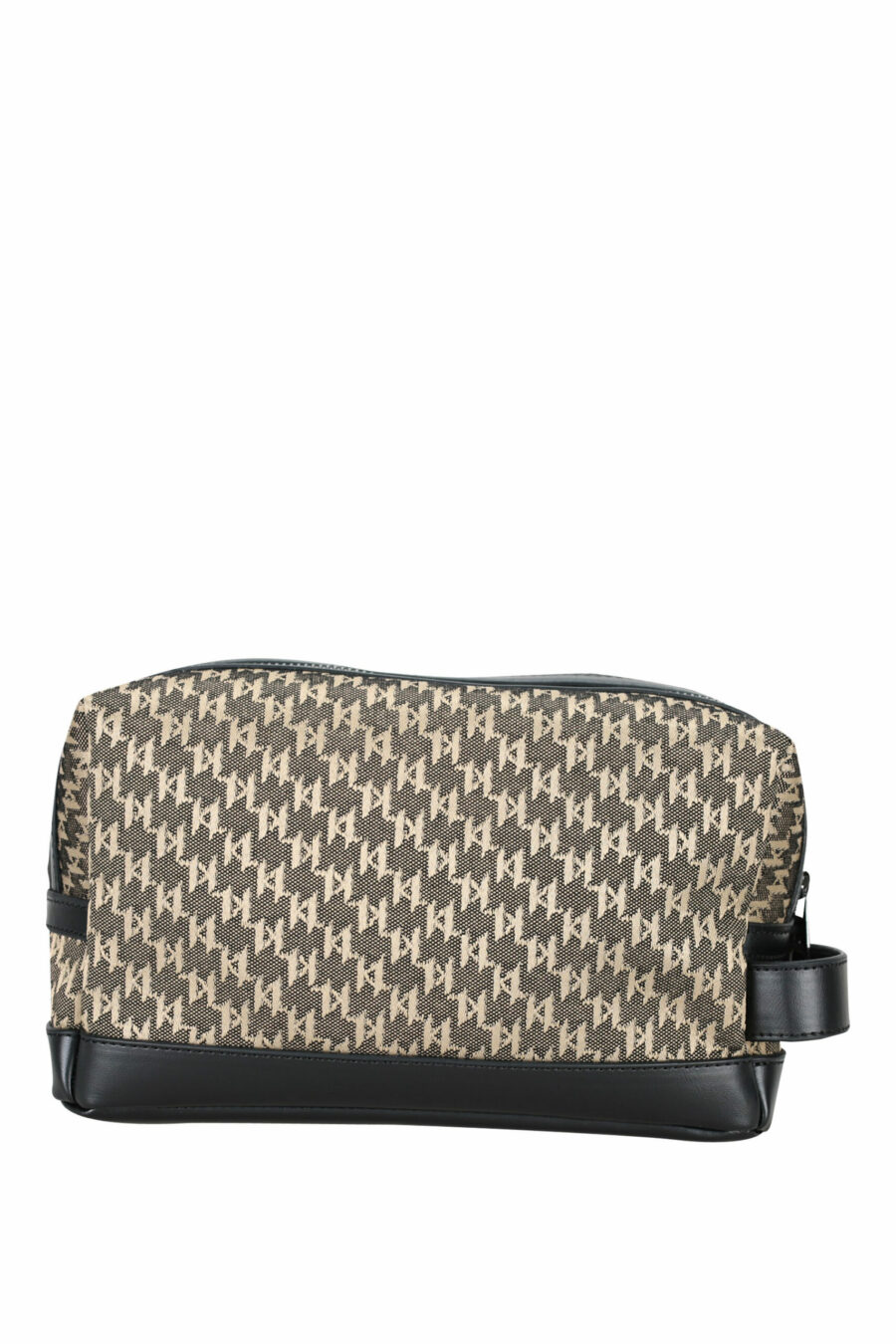 Toilet bag monogrammed grey with black - 4062226427401 2 scaled