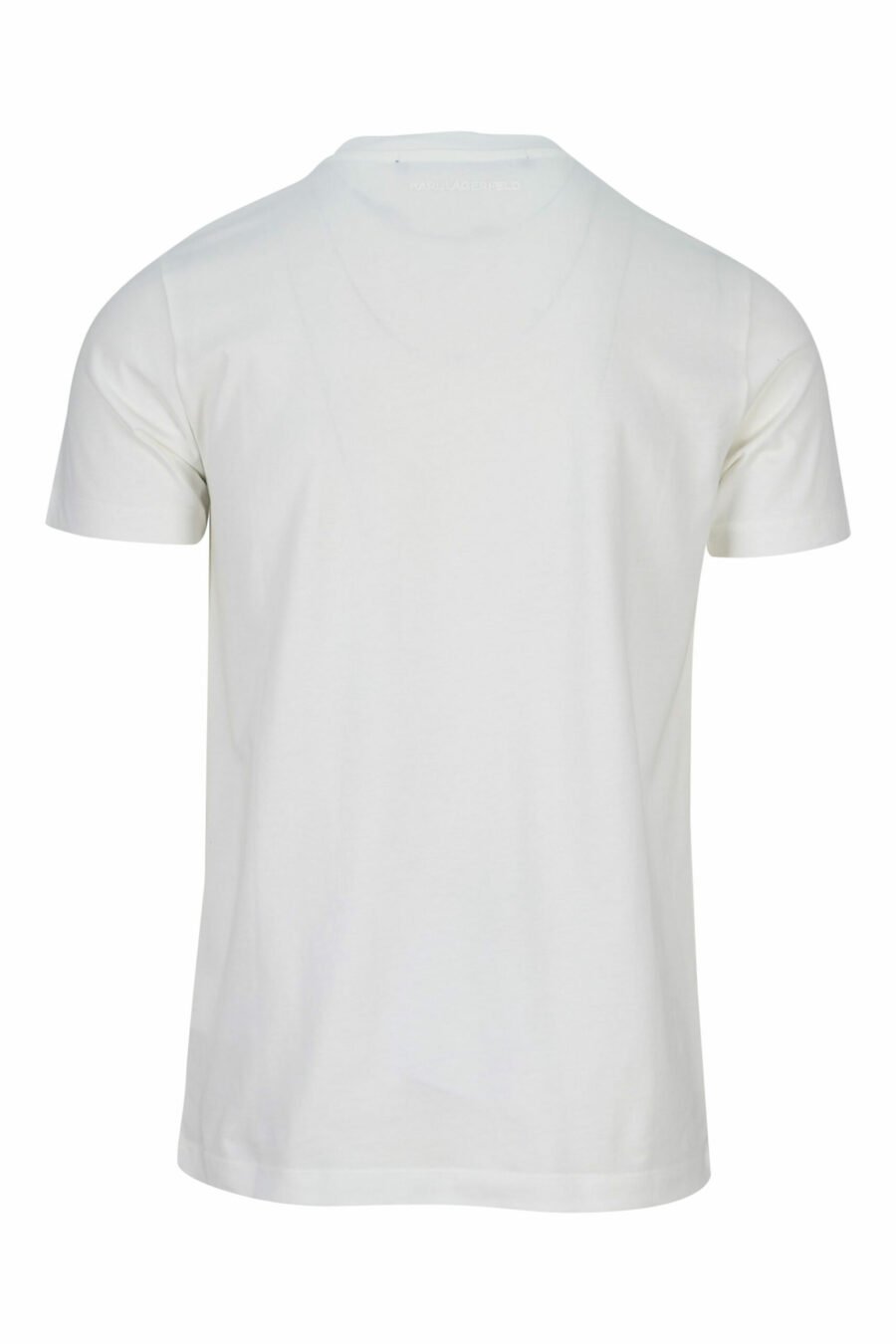 T-shirt bege com maxilogo de borracha monocromático - 4062226679404 1 scaled