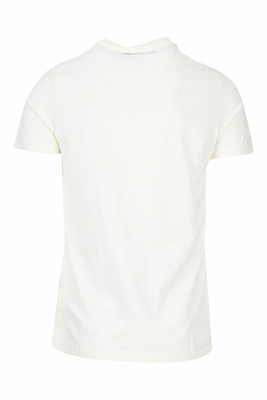 Beige T-shirt with maxilogo "karl" - 4062226681735 1 scaled