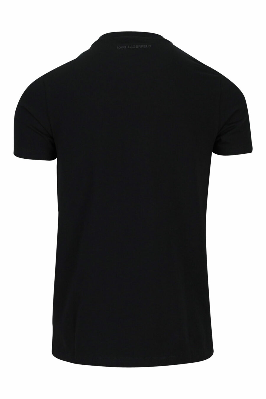 Camiseta negra con maxilogo "karl" dorado - 4062226681872 1 scaled