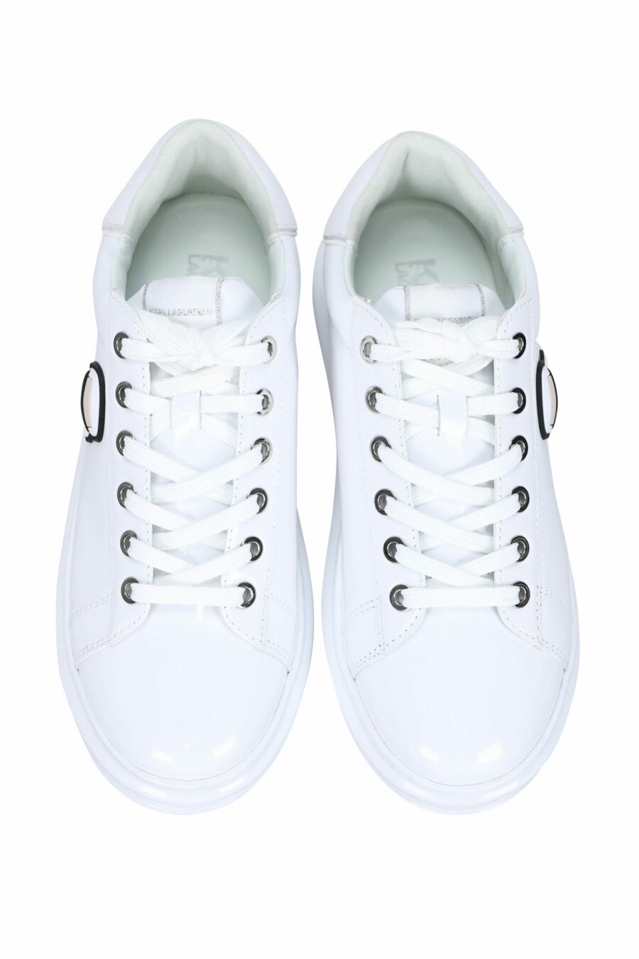 Zapatillas blancas brillantes "kapri Ikon" con logo - 5059529204753 4 scaled