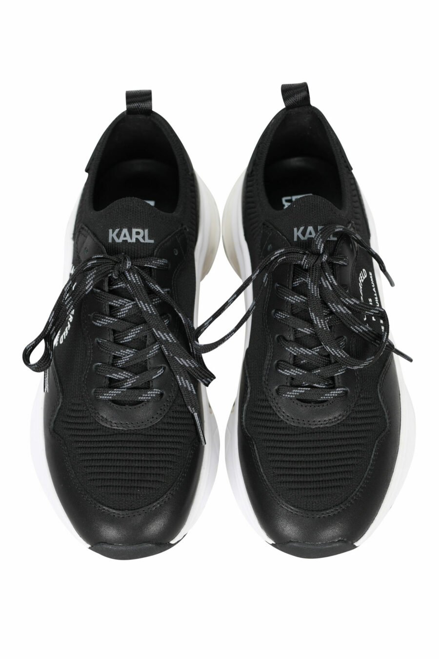 Zapatillas negras "lux finesse" con logo "st rue guillaume" - 5059529293511 4 scaled
