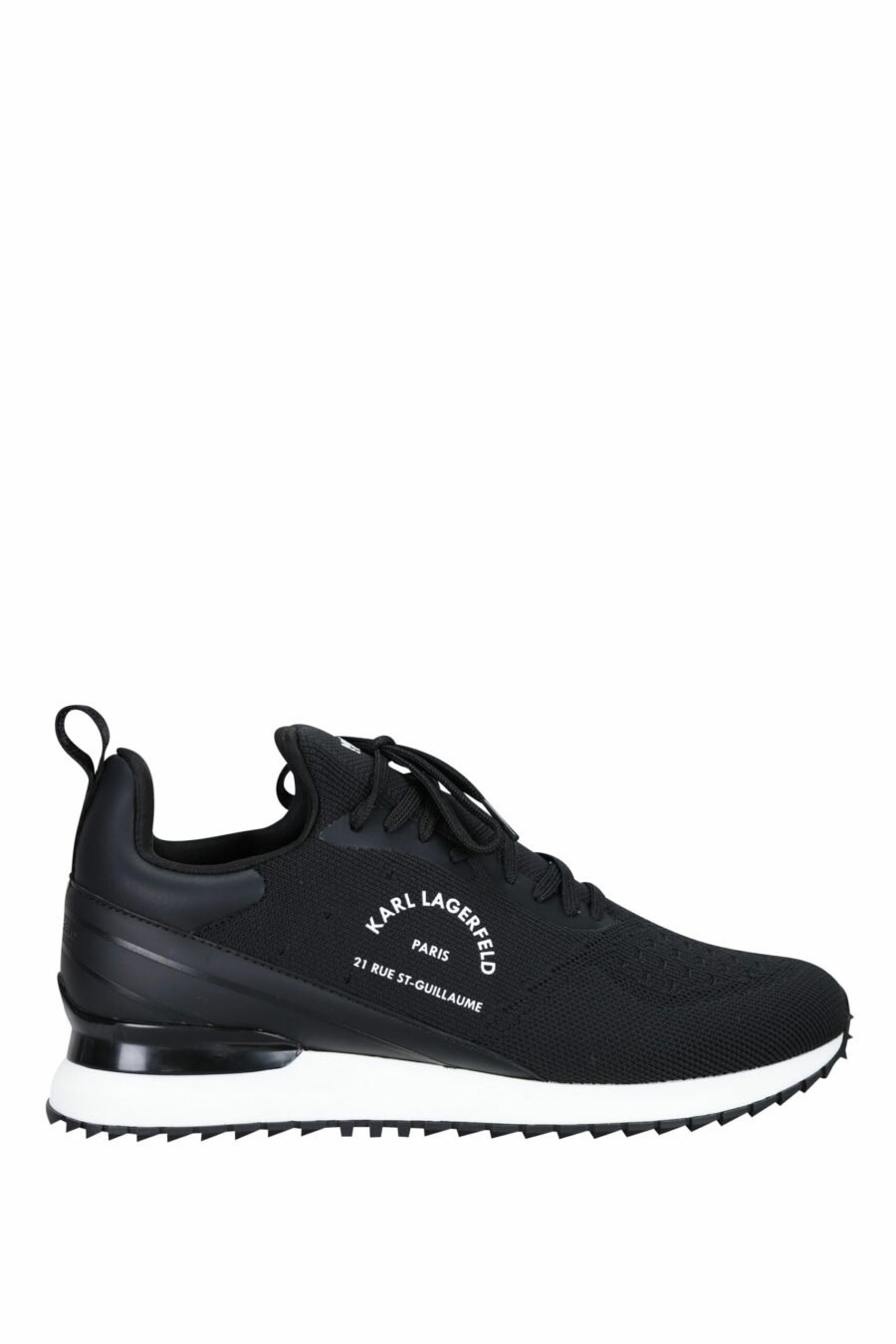 Zapatillas negras "velocitor" con logo "rue st guillaume" blanco - 5059529326370 scaled