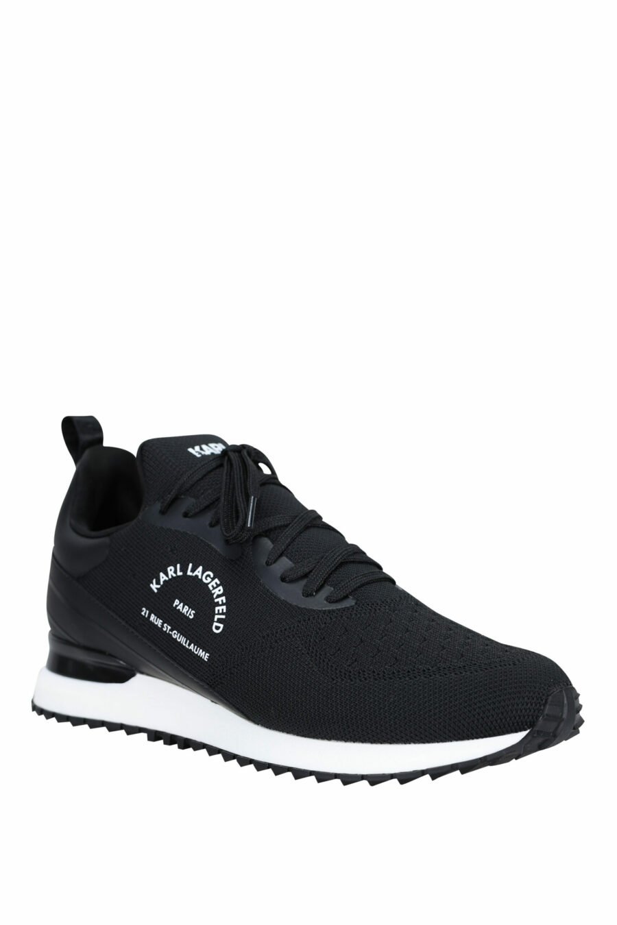 Black "velocitor" shoes with white "rue st guillaume" logo - 5059529326370 1 scaled