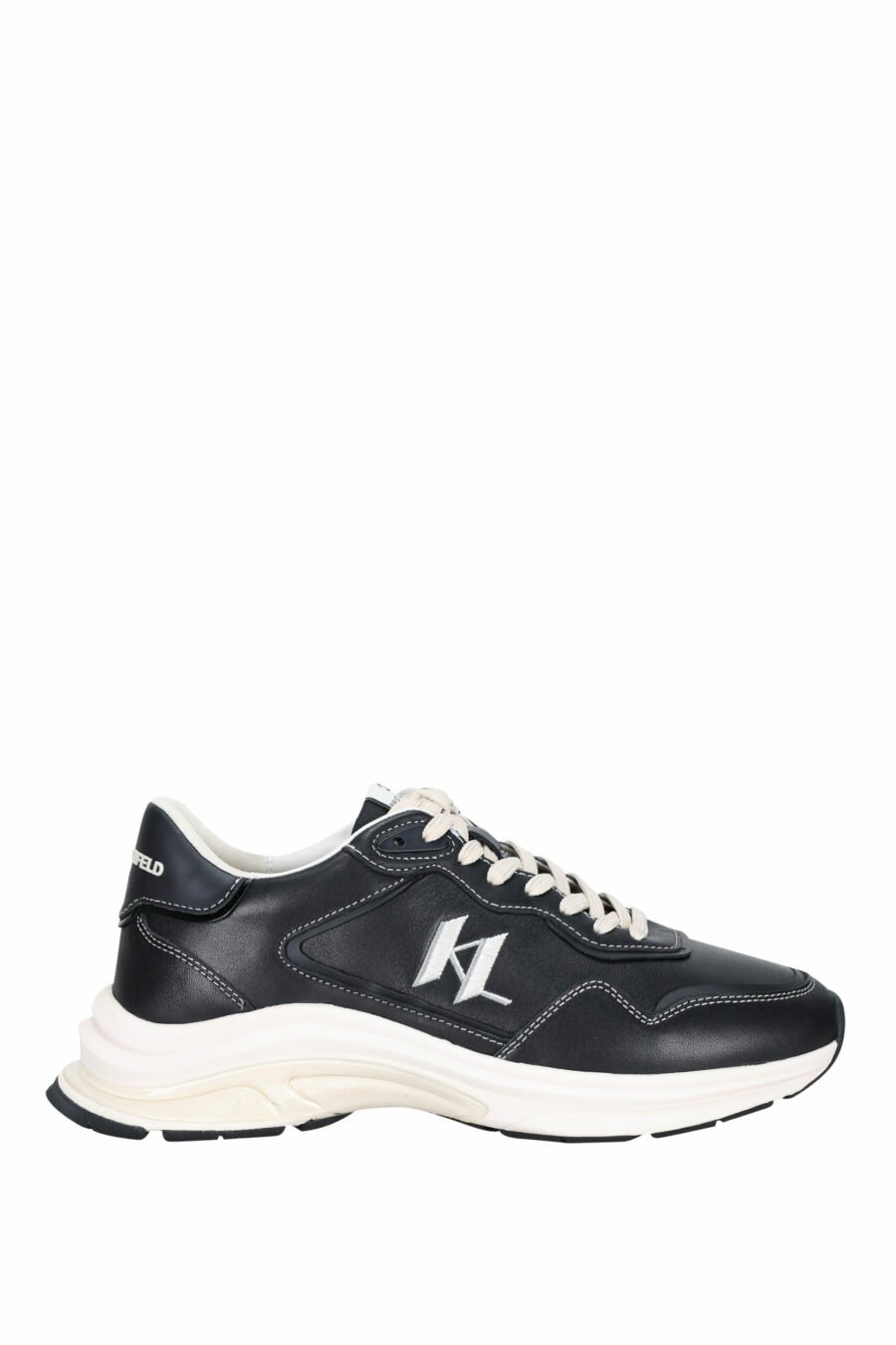 Zapatillas negras "lux finesse" con logo "KL" - 5059529330841 scaled