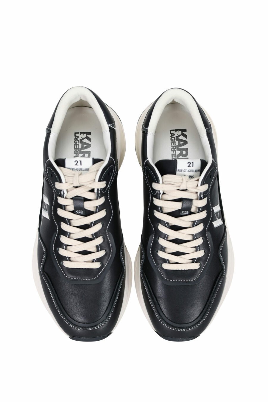 Zapatillas negras "lux finesse" con logo "KL" - 5059529330841 4 scaled