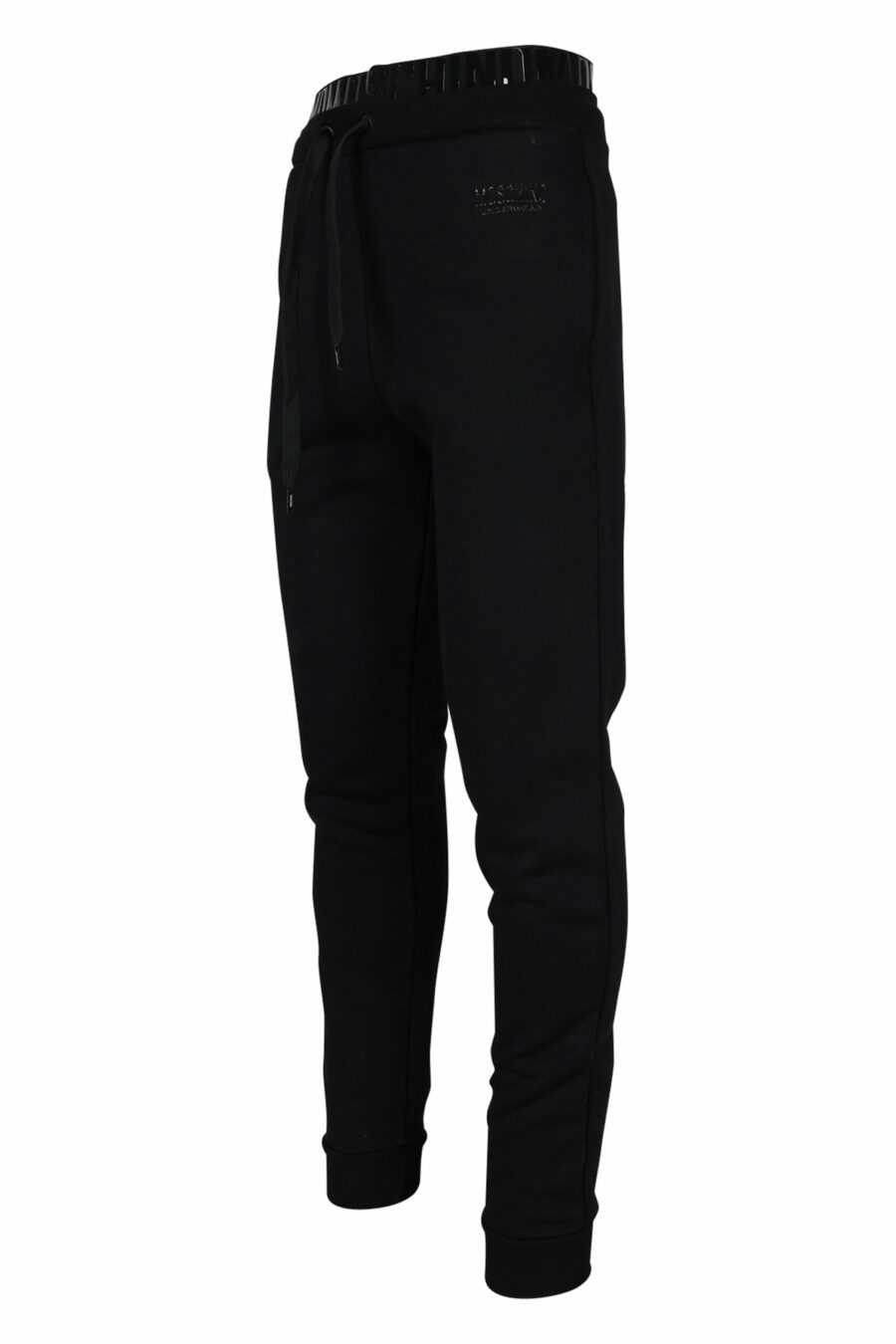 Pantalón de chándal con logo monocromático en cinta en cintura - 667113016740 1 scaled