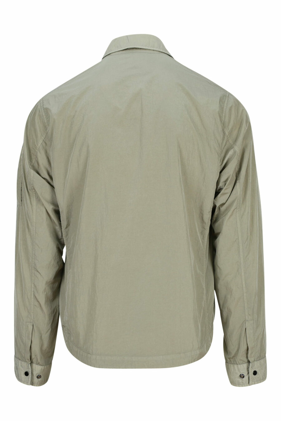 Chaqueta beige impermeable con logo lente lateral - 7620943555387 2 scaled
