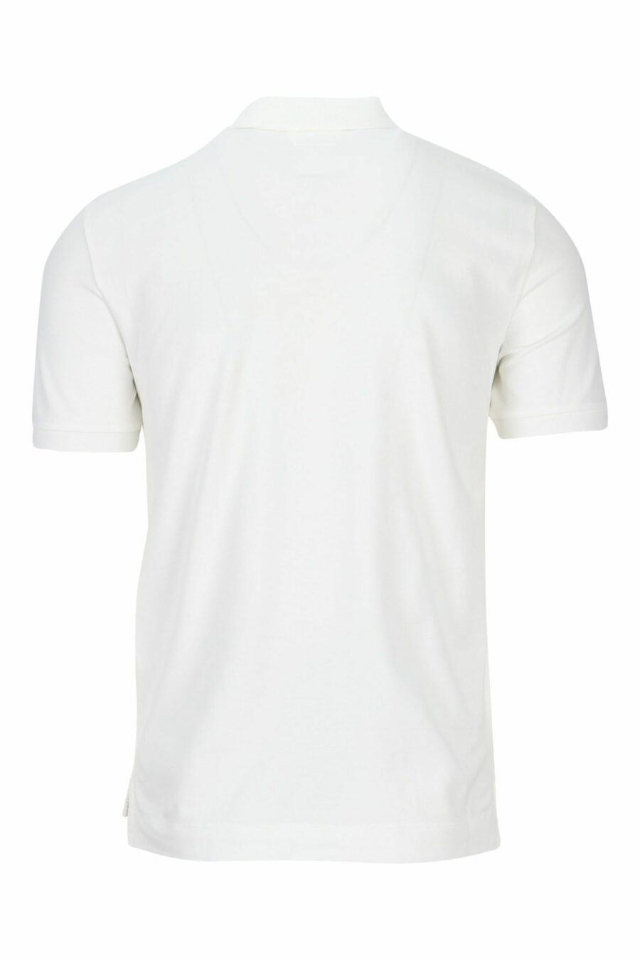 Weißes Poloshirt mit Mini-Logoaufnäher - 7620943564679 1 skaliert
