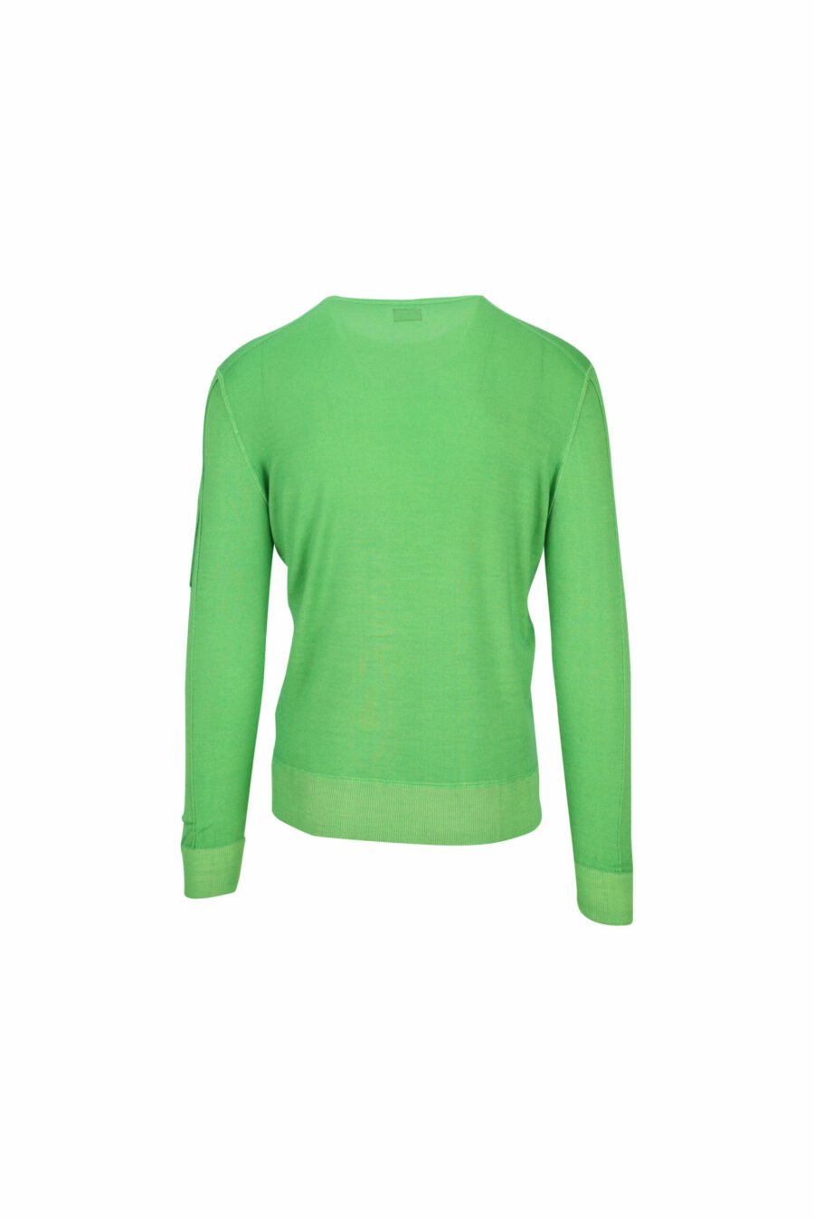 Green sweatshirt with side lens logo - 7620943580846 1 scaled