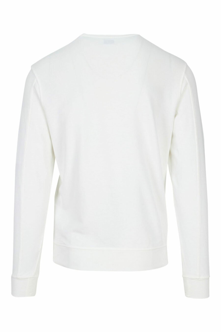 Weißes Sweatshirt mit Minilogue-Seitenlinse - 7620943591705 1 skaliert