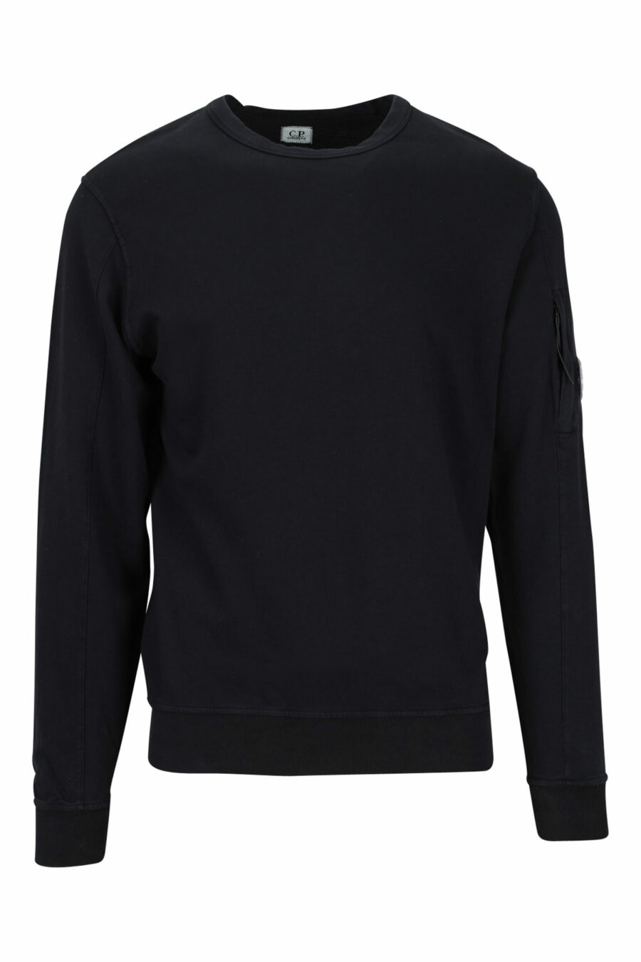 Black sweatshirt with side lens minilogue - 7620943592191 scaled