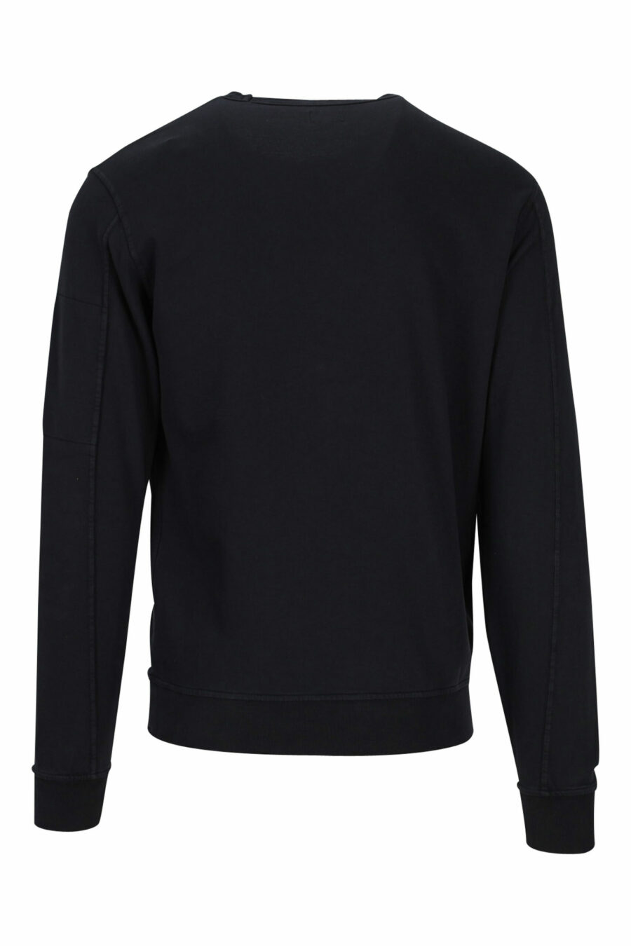 Black sweatshirt with side lens minilogue - 7620943592191 2 scaled