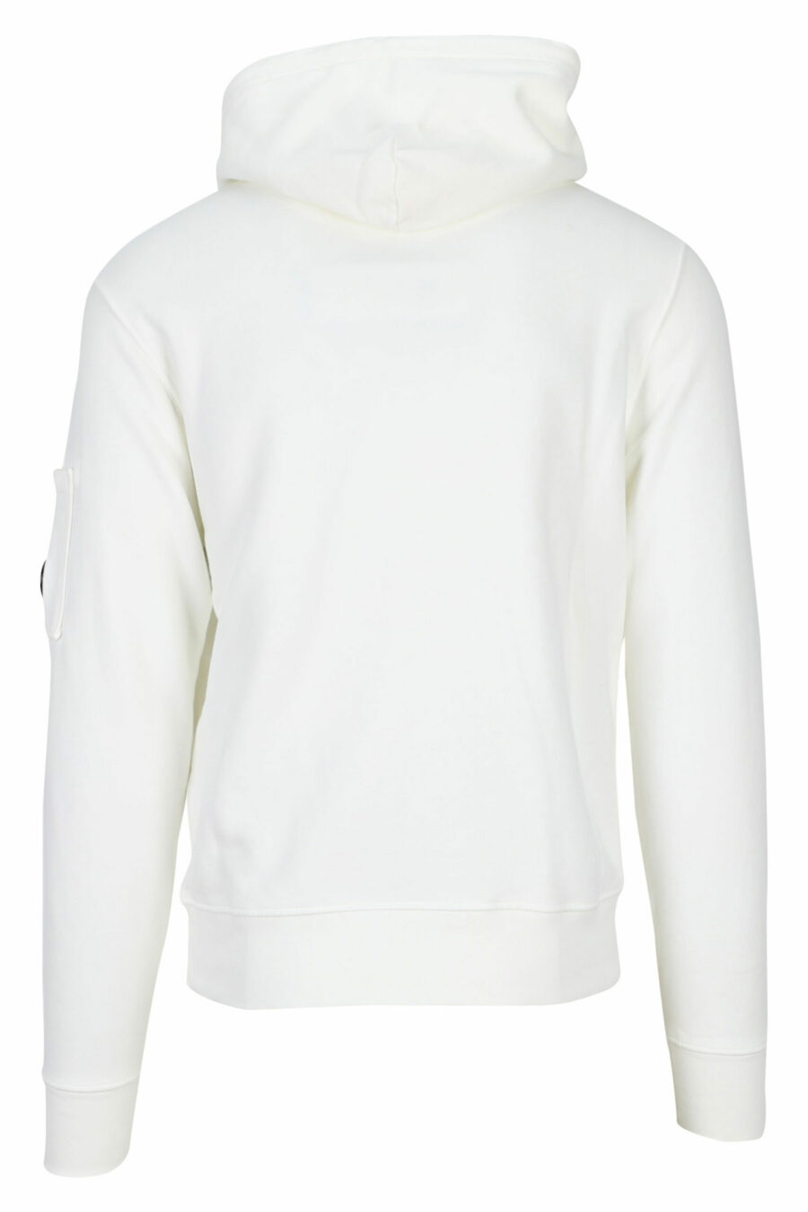 Weißes Kapuzensweatshirt mit seitlicher Logolinse - 7620943597783 2 skaliert