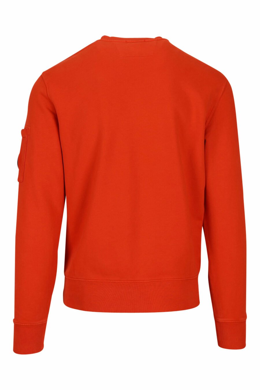 Orange sweatshirt with side lens logo - 7620943598254 2 scaled