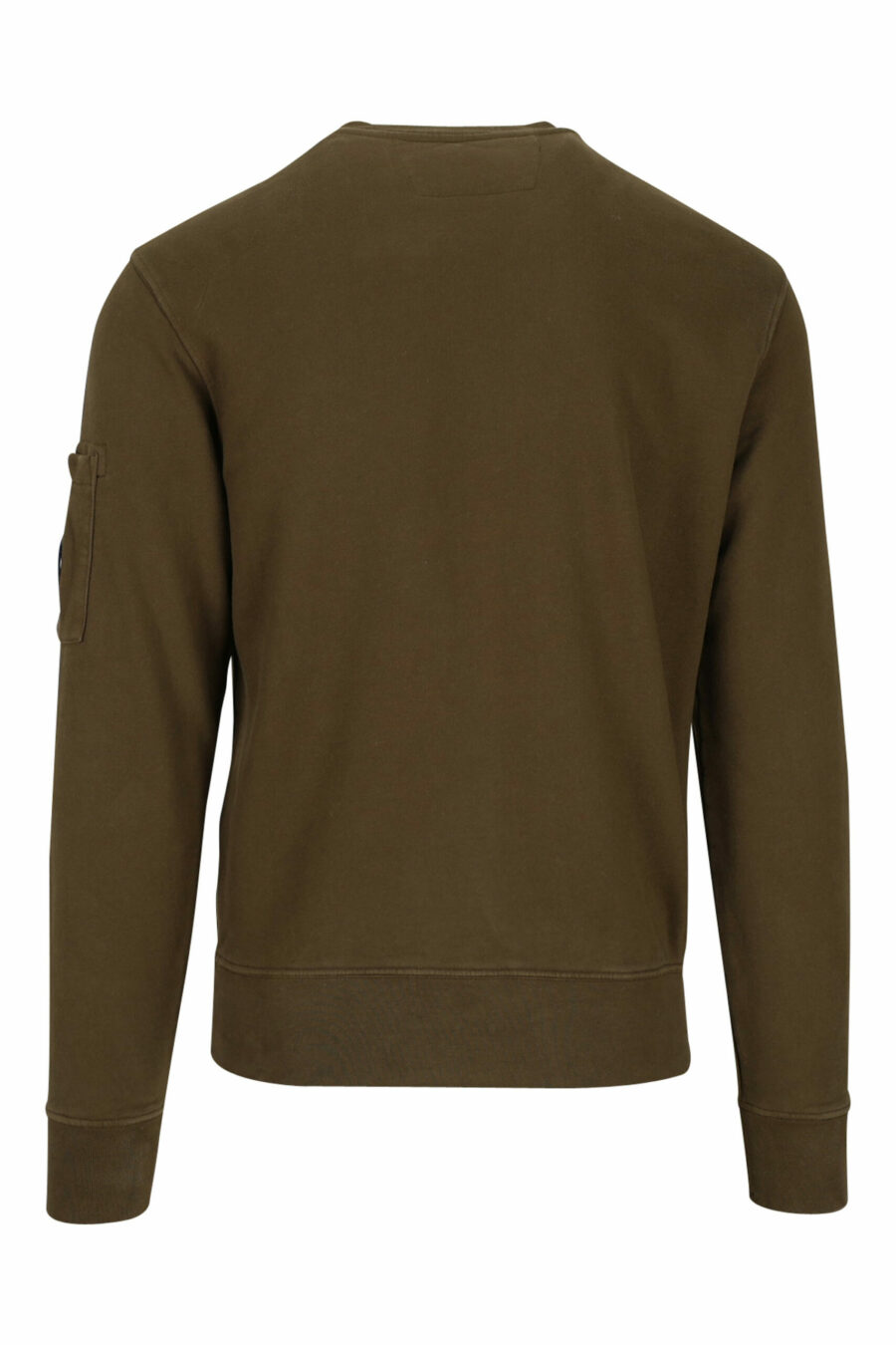 Military green sweatshirt with side logo lens - 7620943598582 2 scaled