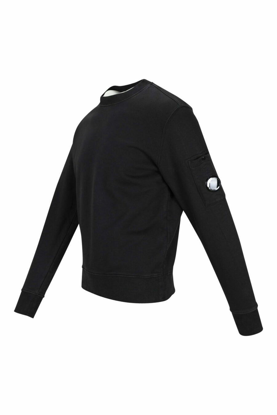 Schwarzes Sweatshirt mit seitlicher Logolinse - 7620943598650 1 skaliert