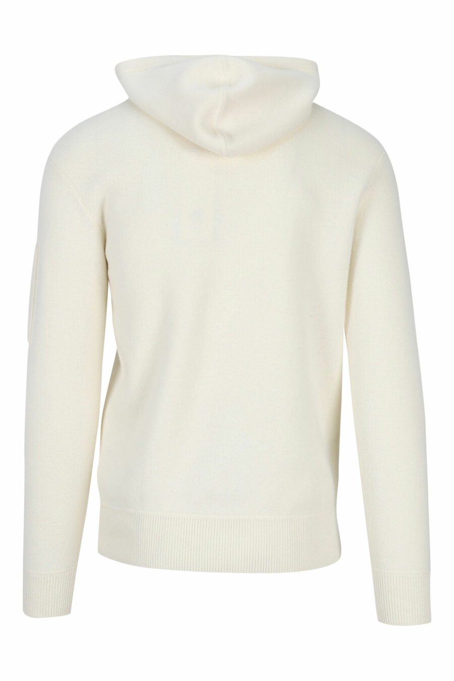 C.P. Company - Sudadera blanca con capucha y logo lateral lente - BLS  Fashion