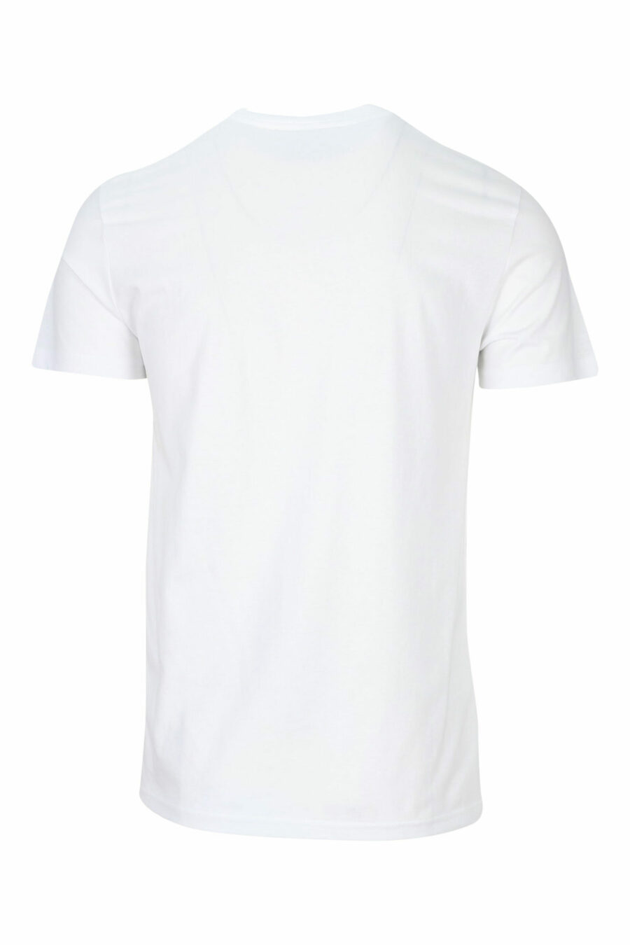 White T-shirt with shiny gold classic maxilogue - 8052019456738 1 scaled
