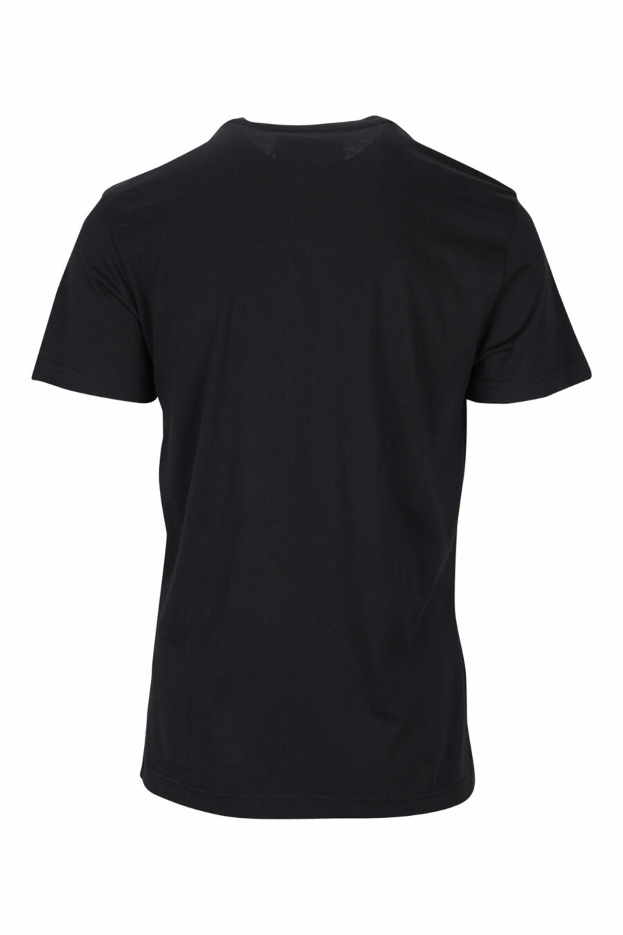 T-shirt noir avec maxilogue classique doré brillant - 8052019456783 1 scaled