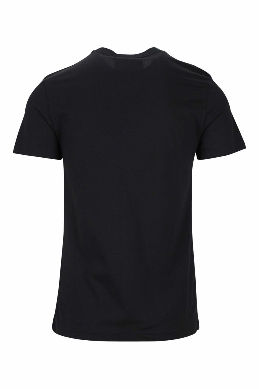 Camiseta negra con minilogo "piece number" dorado - 8052019456875 1 scaled