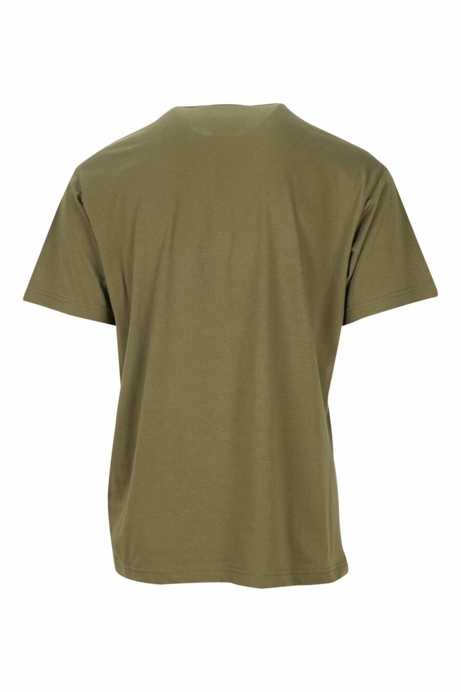 Camiseta verde militar con maxilogo clásico naranja - 8052019468090 1 scaled