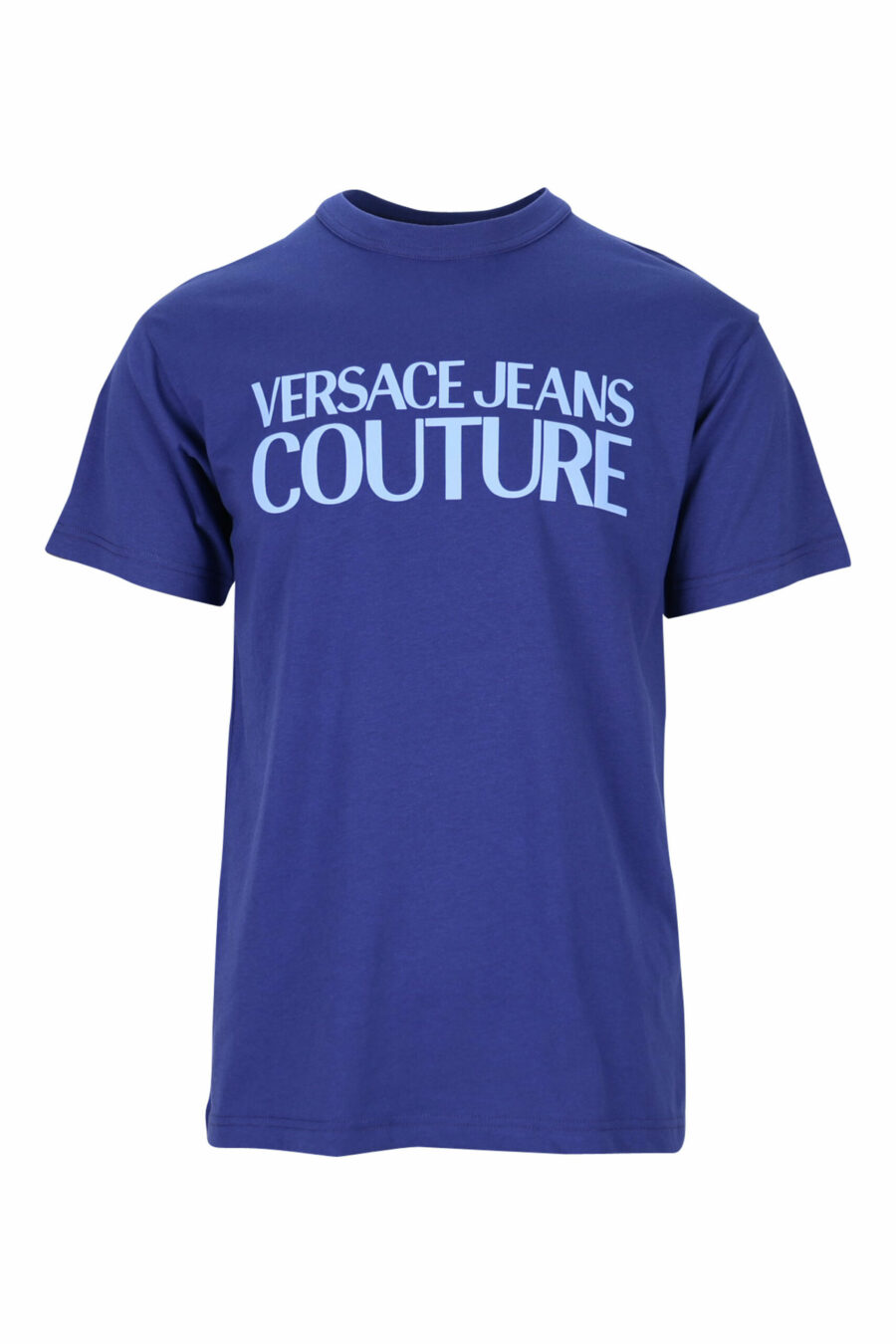 T-shirt bleu marine avec logo bleu classique - 8052019468175