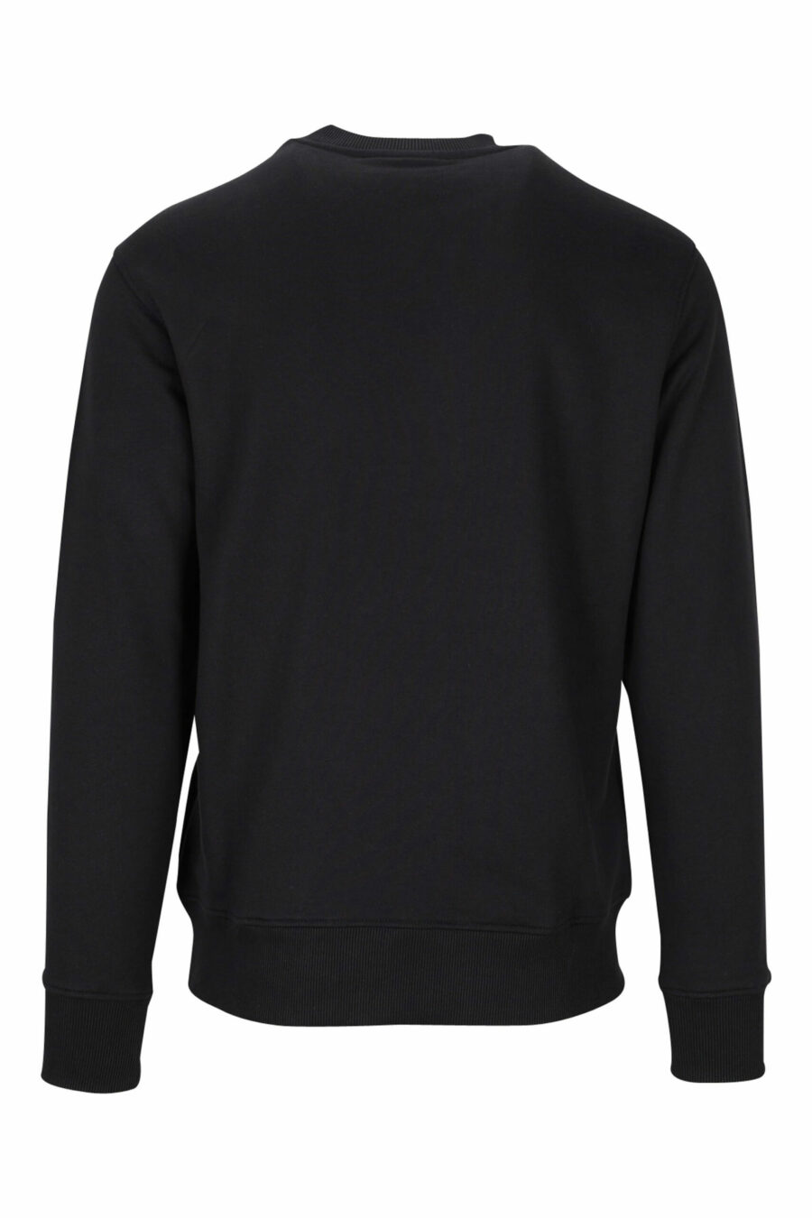 Schwarzes Sweatshirt mit monochromem Maxilogo - 8052019469110 1 skaliert
